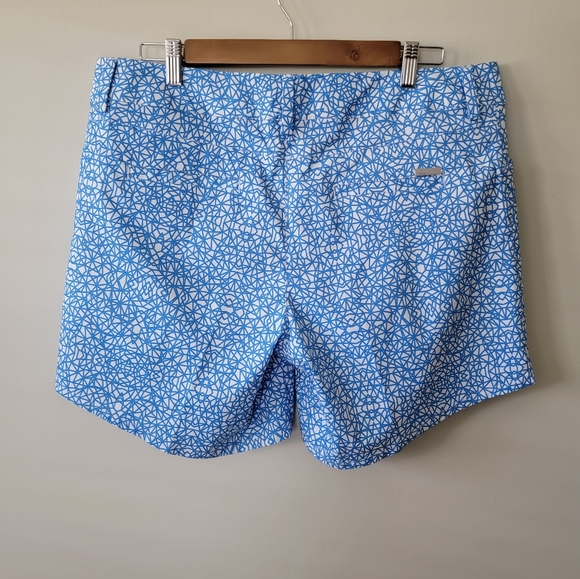 Adidas Deco print Golf Shorts - Picture 2 of 8